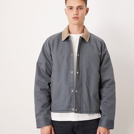 Abercrombie & Fitch Beige Coller Grey Colour Full Sleeve Jacket 663725192