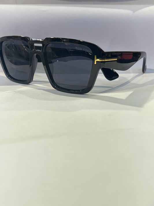 Mot Black Frame Black Shade Unisex Sunglass SUN111