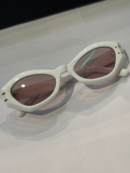Oid White Frame Pink Shade Unisex Sunglass SUN71