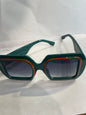 EOL LOE Green Frame Green Shade Premium Quality Unisex Sunglass SUN252