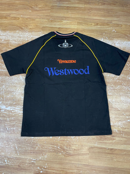 Bail vasa Black Colour Viwienne Westwood print Imported Oversize Unisex T-shirt R287939