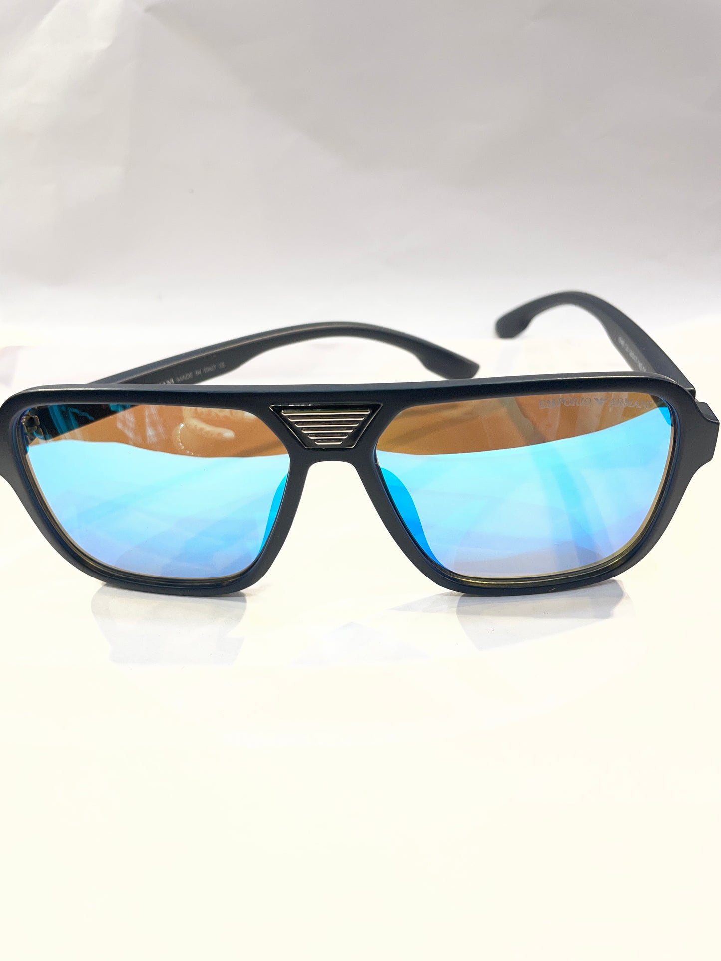MRA ARM Matte Blue Frame Blue Mercury Shade Unisex Sunglasses SUN265