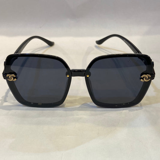 AHC Black Frame Black Shade Sunglass 8268 55 18-140