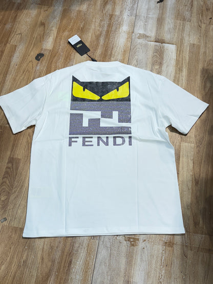 NEF White Tshirt Regular Fit Stone Back Print 25136