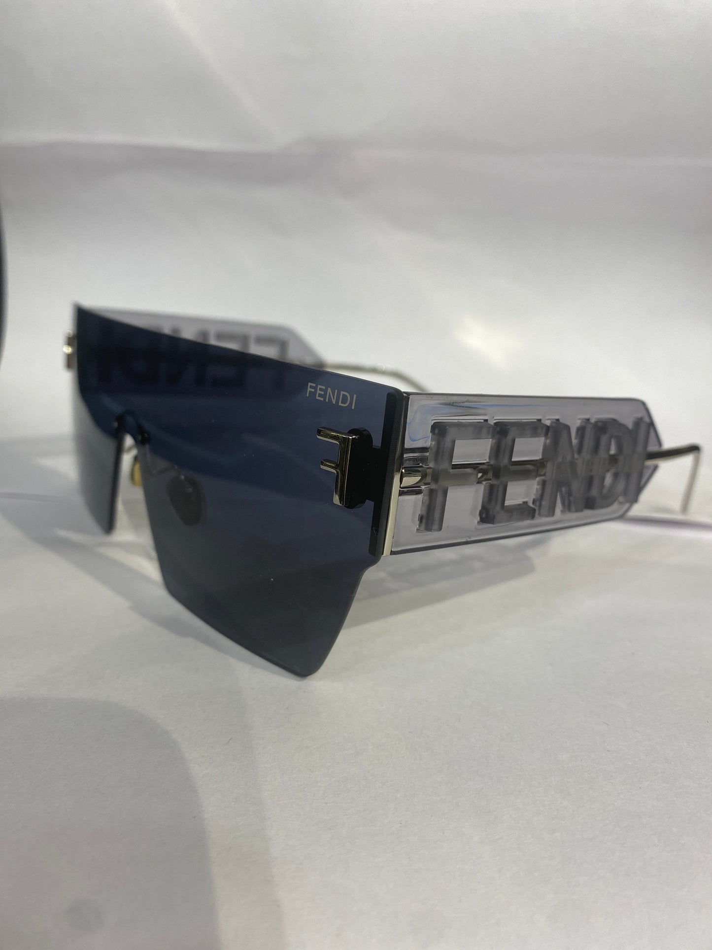 NEF Silver Stike Smoke Frame Black Shade Unisex Sunglasses F35111 58 20 145