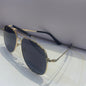 Not Gold Frame Black Shade Sunglass TF557 62 13-145