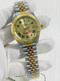 Lor Silver Golden Chain Golden Dail Men’s Watch 988691
