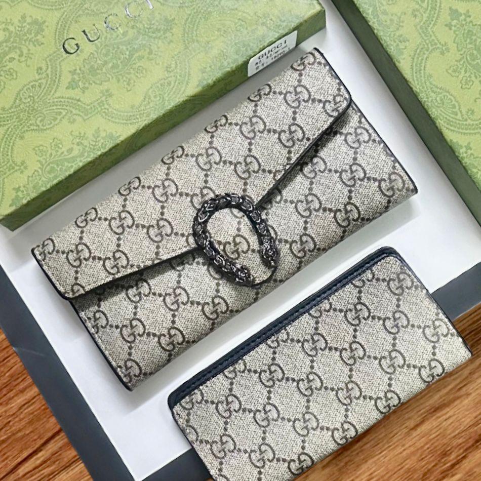 CUG GUC GG Printed Apricot Ladies Clutch 18090