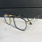 Rub Gold Black Frame Transparent Shade Unisex Sunglass 5012 52 20 138