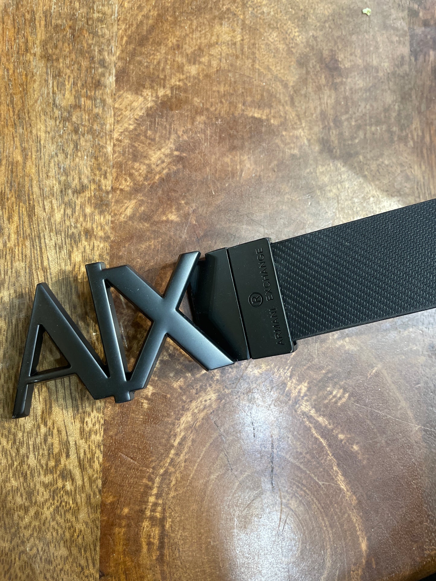 MRA ARM Aix Black Buckle Black Brown Reversible Strap Belt 991058