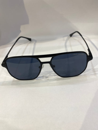 UOL LV Black Frame Black Shade Unisex Sunglass MJ 529 53 16 142 C1