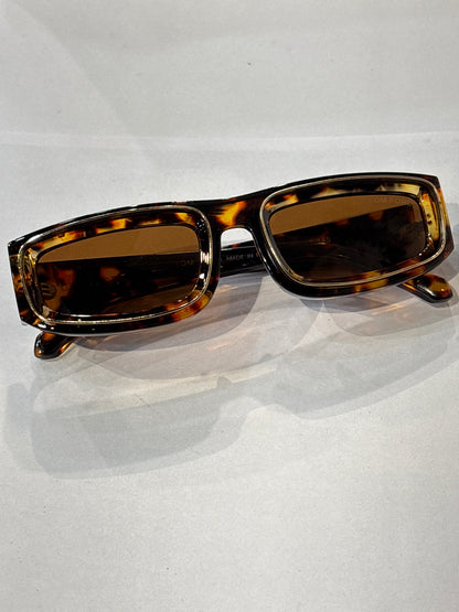 Mot Tom Brown Leopard Frame Brown Shade Unisex Sunglass ZS982135218-145