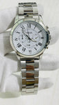 Sof Silver Chain White Dial chronograph Man Watch 989293