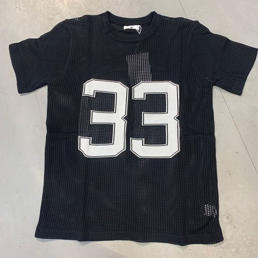 ZFJY 33 Black Colour White Print Knitted Premium Quality Imported Round Neck Unisex T Shirt 29801