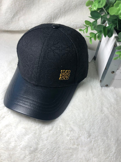 EOL LOE Leather Flap Imported Unisex Cap 990194