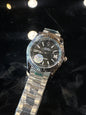 Lor Silver Chain Black Dial Automatic Men Watch 990116