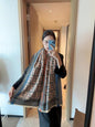 Nef Grey Pink Colour Unisex Stole 981050