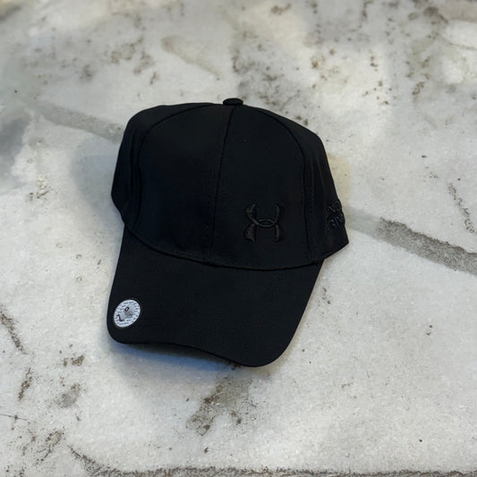 Under Armour Black Colour Black Logo Caps 2899