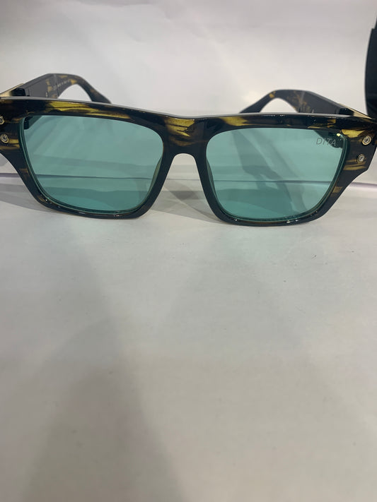TID Brown Leopard Frame Green Shade Unisex Sunglasses 3516 56 17 118