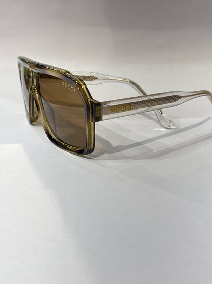 Cug Black Brown Frame Brown Shade Unisex Sungless TR280155817-150