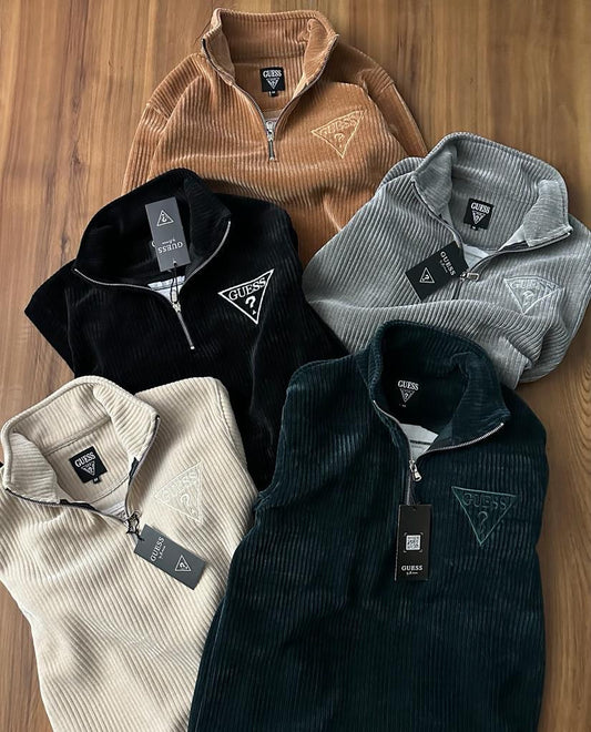 EUG Grey Colour With Back Embroidery Cotrise Full Sleeve Winter Upper Jacket 19501