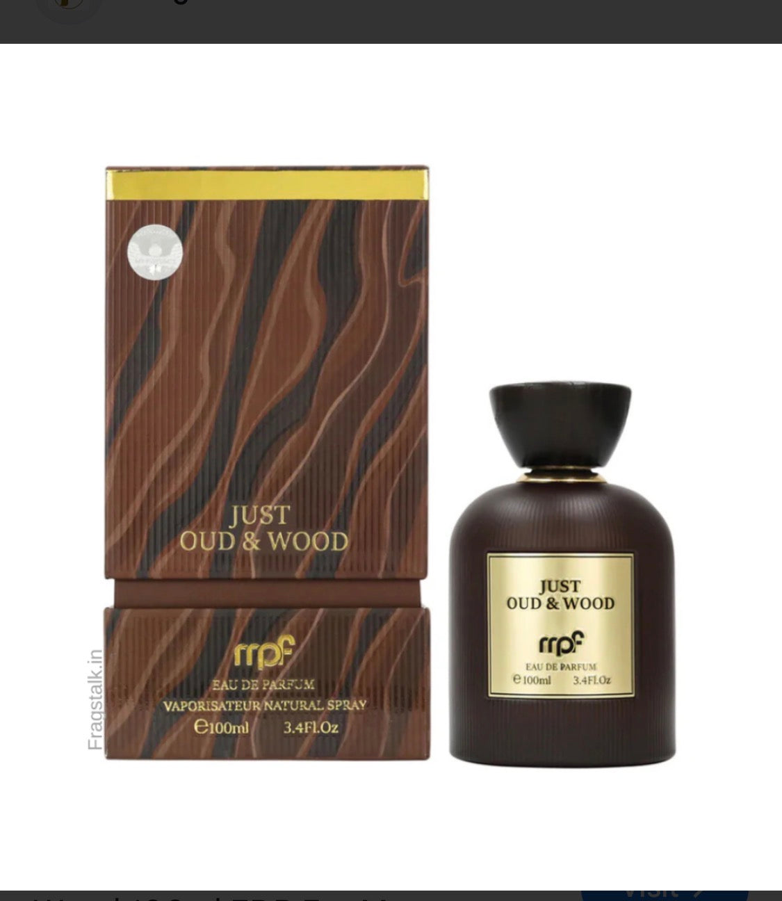 MPF JUST OUD & WOOD EDP 100ml EAU DE PARFUM FOR MEN