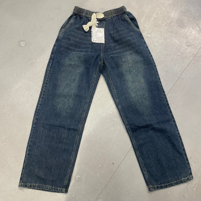 JJXZ Dark Blue Greenish Shade Denim Stretch Fit Jogger Style Jeans 7066