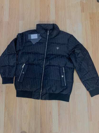 OID Black Colour Puffer Unisex Jacket 988119
