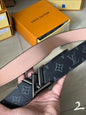 UOL LOU Black Buckle Black Strap Premium Quality Men’s Belt 991379