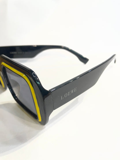EOL LOE Black Frame Black Shade Premium Quality Unisex Sunglass SUN251