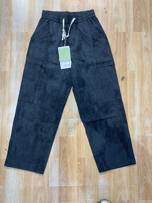 Fashion Black Cargo Grey Shed Four Pocket Baggy Fit 8606