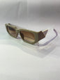 Arp Brown Frame White Transi Stick Brown Shade Unisex Sunglass 2661 55 19-136