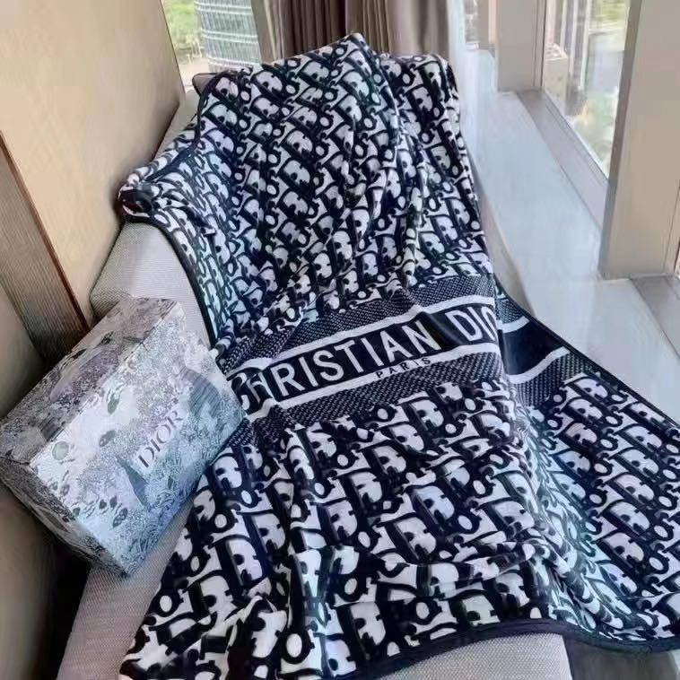 OID Black White Colour Dd Print Ac Blanket 991001