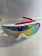 KAO OAK white Red Frame Blue mercury Shade Unisex Sunglass AL9808 75 12 140