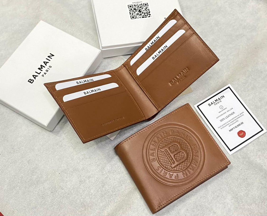 LAB BAL Big Logo Genuine Leather Mens Wallet 989738