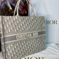 OID Grey White Colour Oid Print Big Size Ladies Hand Bag Tote Bag 989072