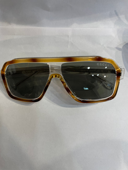 CUG GUC Brown Frame Green Shade Unisex Sungless TR28015 58 17-150