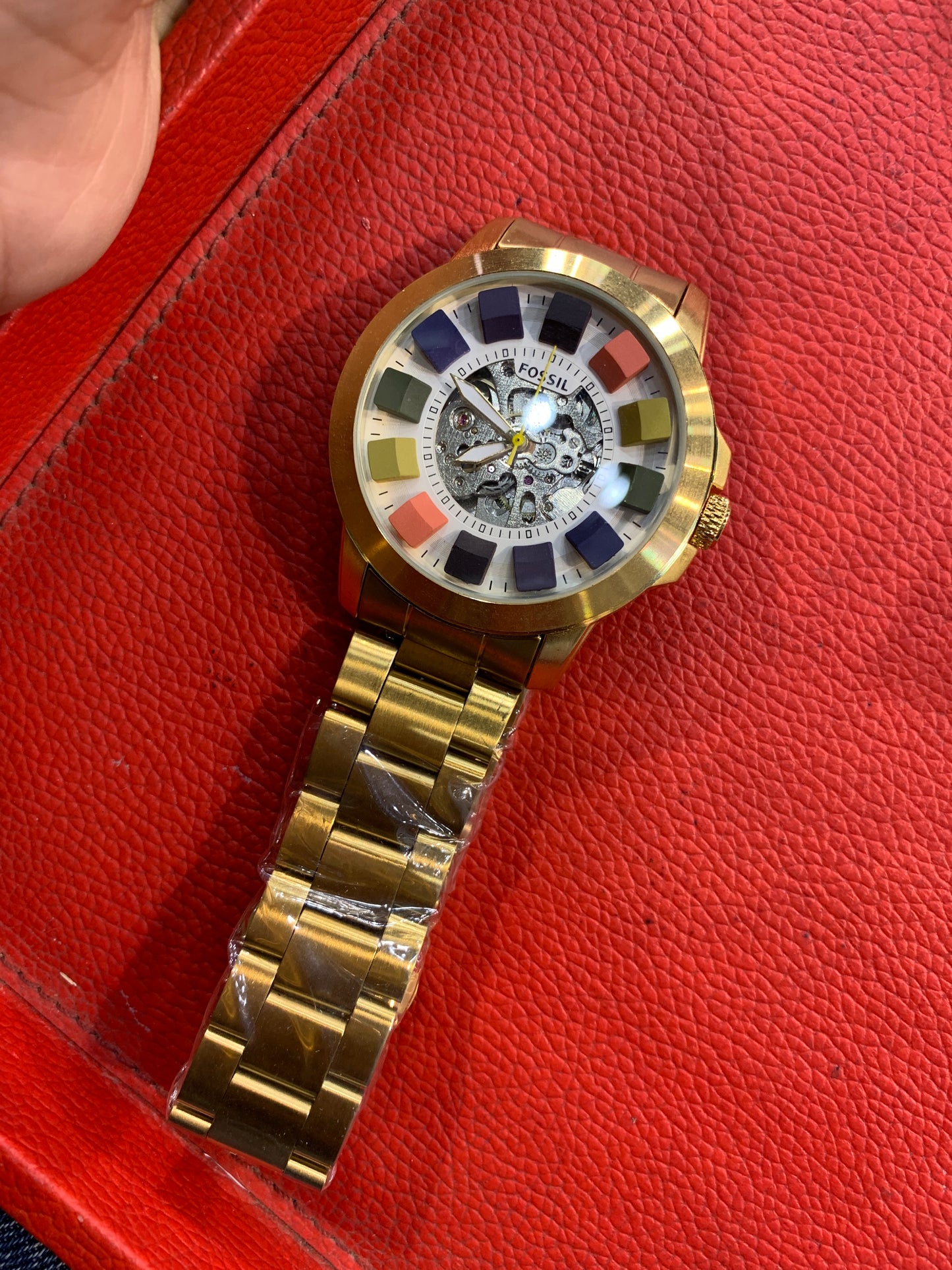 Sof Gold Chain Tri Colour Dial Automatic Men’s Watch 990511