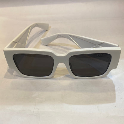 ARP White Frame Black Shade Unisex Sunglass