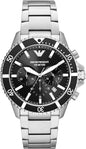 Mra Silver Chain Black Dial Premium Og Quality Men Watch 989708