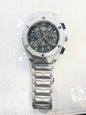 BUH HUB Silver Chain Black Dial Premium Quality Men’s Watch 990919