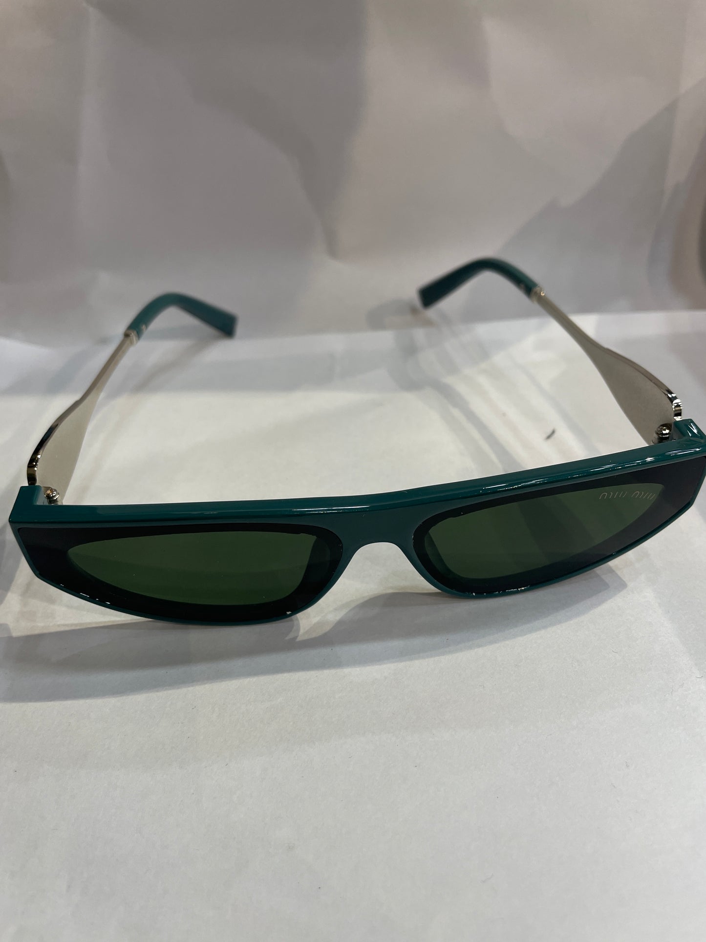 UIM MIU Green Frame Black Shade Unisex Branded Sunglasses SUN207