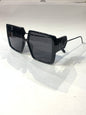 Rev Ver Black Frame Black Shade Sunisex Sungless Sun043