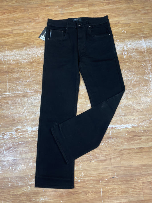 RAK KAR Black Colour Z Black Heavy Denim Regular Fit Men’s Jeans LAN202