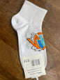 Scenario White Colour Vibes Print Premium Quality Ankle Socks 991293
