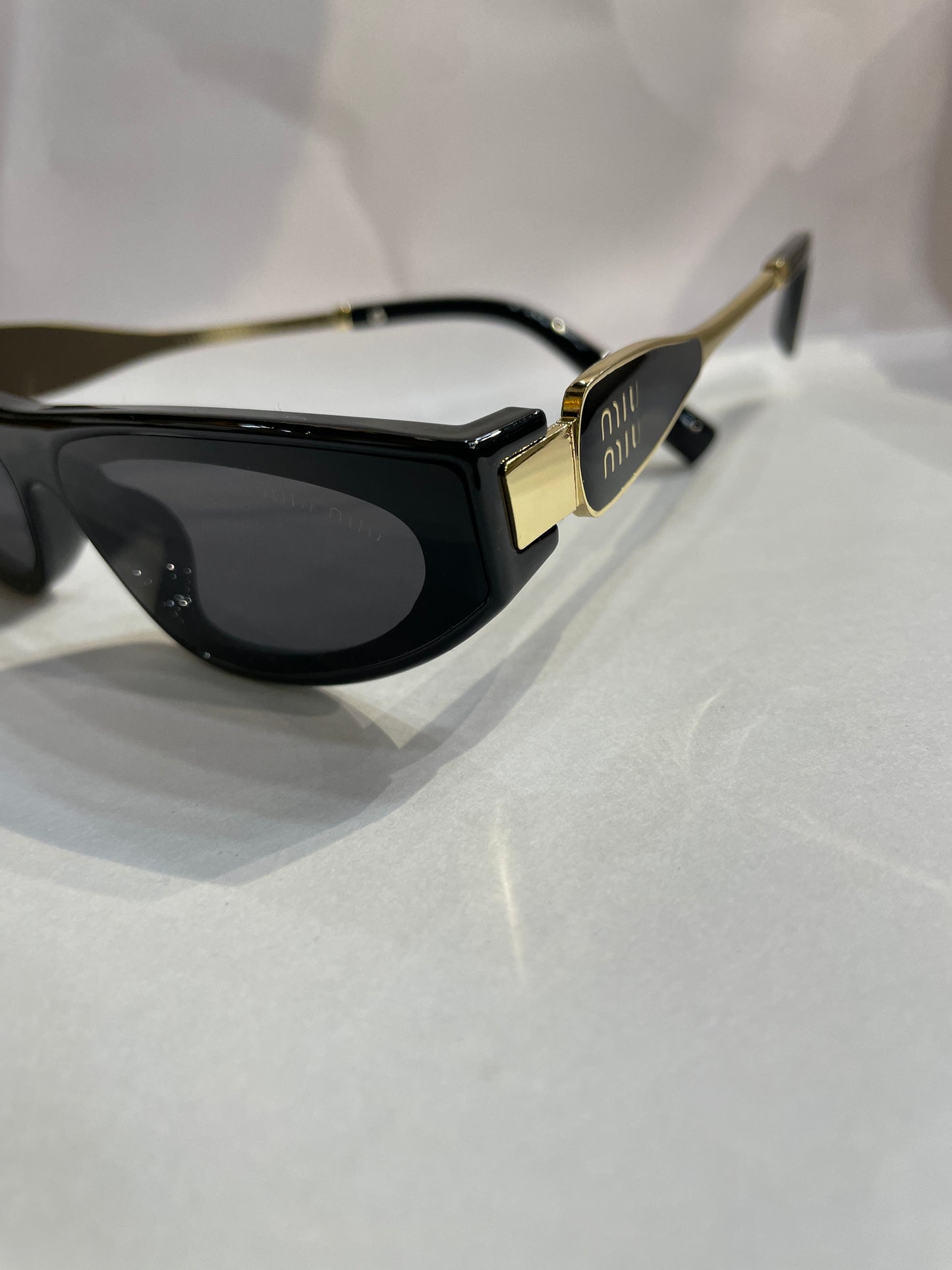 UIM MIU Black Frame Black Shade Unisex Sunglasses SUN210