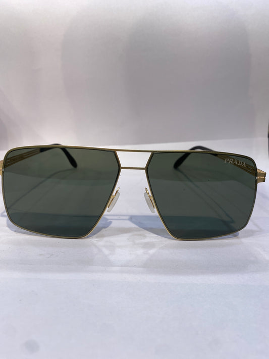Arp Golden Frame Green Shade Unisex Branded Sunglasses 036 60 15 140