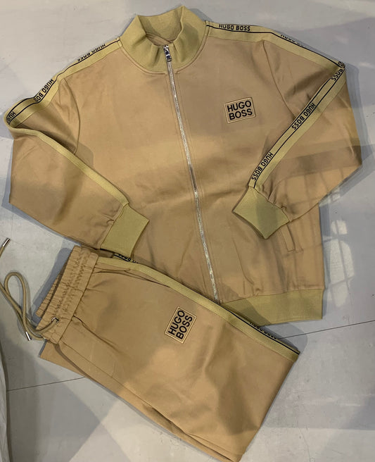 SOB BOS Khaki Colour Premium Quality Jacket & Lower Unisex Coord Set 2025130
