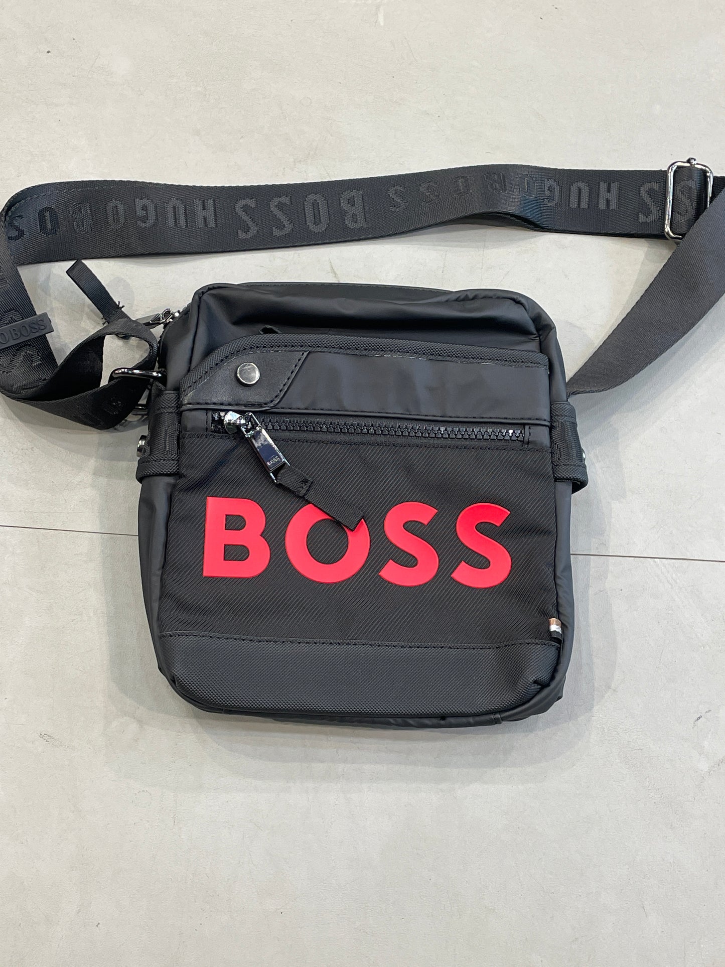 Sob Black Red Heavy premium Quality Unisex Side Sling Bag HB2552#