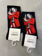 Scenario Black Colour Joker Print Premium Quality Full Socks 991178